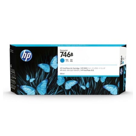 HP 746B 300ML CYAN INK CARTRIDGE