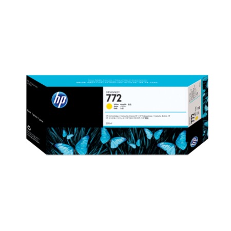 HP 772 300ML YELLOW DESIGNJET INK CRTG