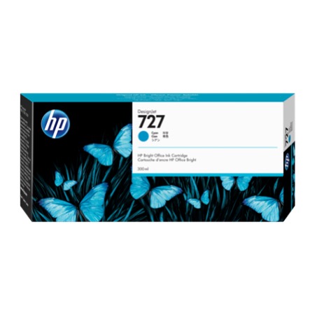 HP 727 300-ML CYAN INK CARTRIDGE 