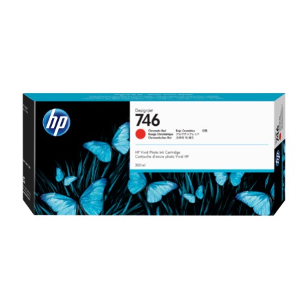HP 746 300 ML FOR Z6 CHROMATIC RED