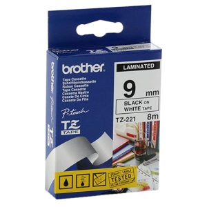 BROTHER TAPE TZ-S221 9MM 