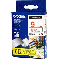 BROTHER 9 MM.LAMINATED TAPE FOR PT1650/1 830/2300/9200(R/W)